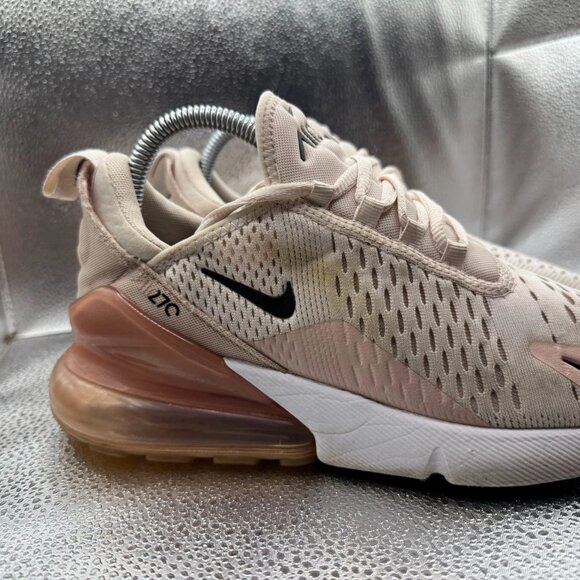 Size 8 Nike Air Max 270 Low‎ Light Soft Pink Womens Athletic Shoes AH6789-604 - Picture 2 of 10